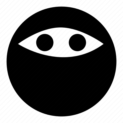 Dark, emoticons, mysterious, ninja, smiley icon - Download on Iconfinder