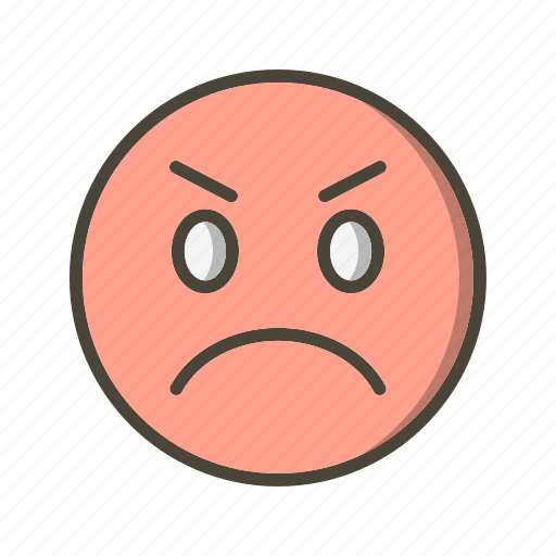 Angry, emoticon, emoji icon - Download on Iconfinder