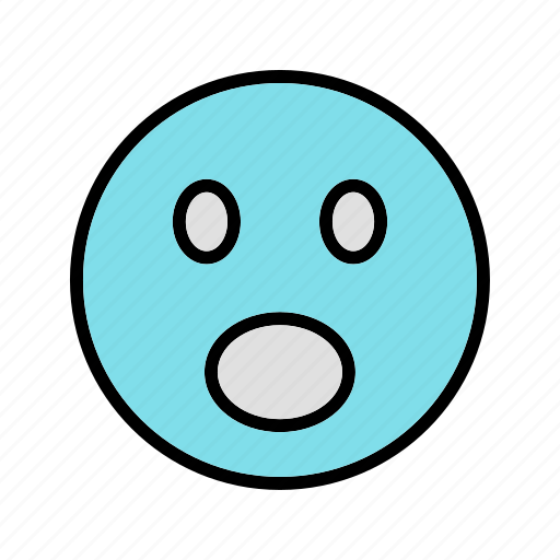 Emoticon, smiley, surprised icon - Download on Iconfinder