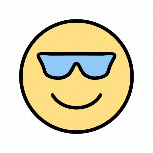 Cool, emoticon, smiley icon - Download on Iconfinder