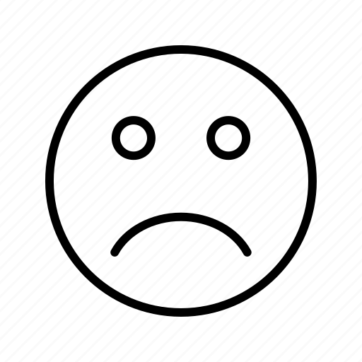 Emoticon, sad, emoji icon - Download on Iconfinder