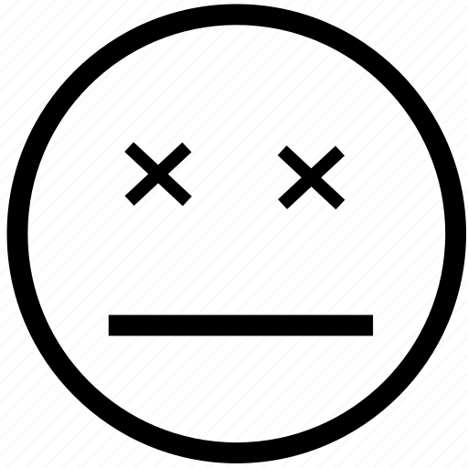 Corpse, dead, emoticon, emotion, head, person, smiley icon - Download on Iconfinder
