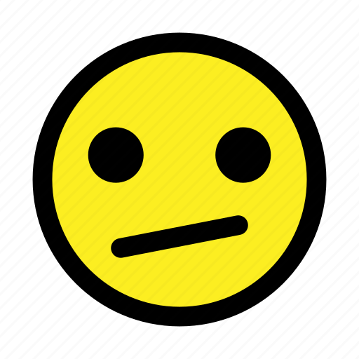 Awkward, confused, emoticon, smiley, uncertain, unsure icon - Download on Iconfinder