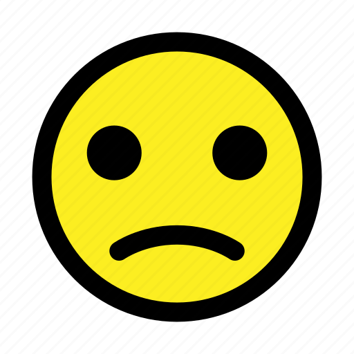 Depressed, emoticon, low, negative, sad, sorrowful, unhappy icon - Download on Iconfinder
