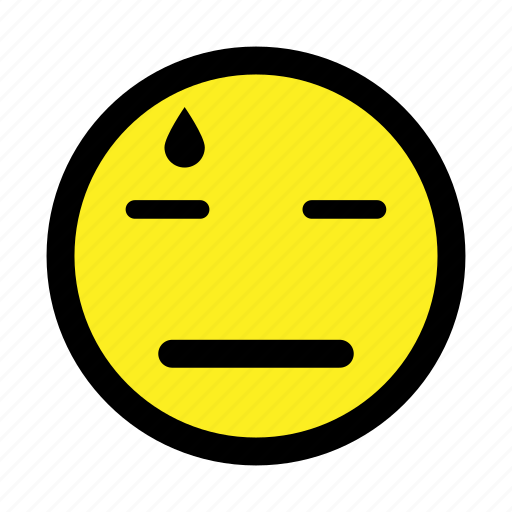 Annoyed, disappointed, emoticon, exhausted, frustrated, irritated, tired icon - Download on Iconfinder