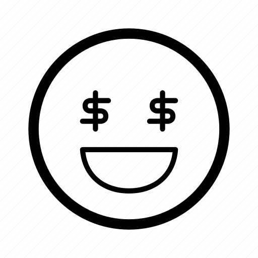 Emoticon, money, smiley, cash, dollar, emoji, emotion icon - Download on Iconfinder