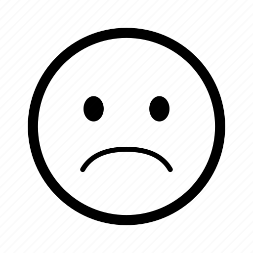 Emoticon, sad, smiley, emoji, emotion, expression, face icon - Download on Iconfinder