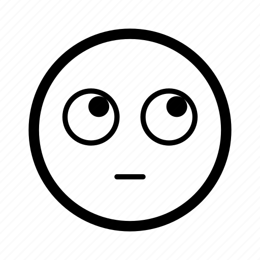 Emoticon, smiley, thinking, emoji, emoticons, emotion, mood icon - Download on Iconfinder