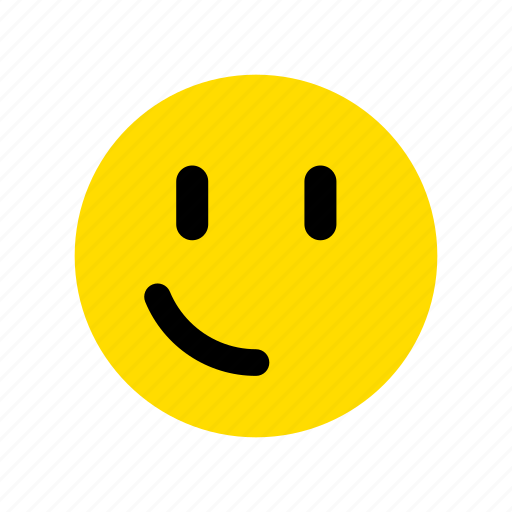 Slight, smile, face, emoji, smiley, emotion, smirk icon - Download on Iconfinder