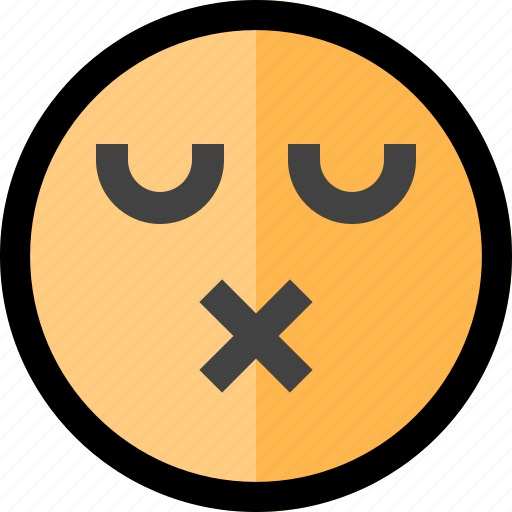 Emotion, face, muted icon - Download on Iconfinder