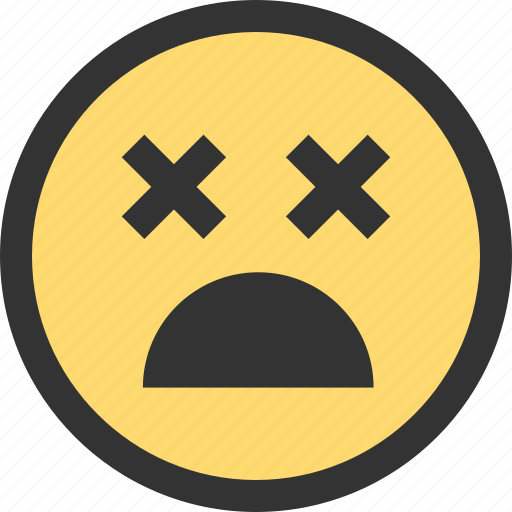 Cross, emoji, emojis, face, faces, sad, x icon - Download on Iconfinder
