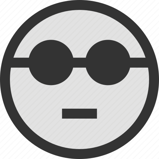 Emoji, emojis, face, faces, glasses, smart, think icon - Download on Iconfinder