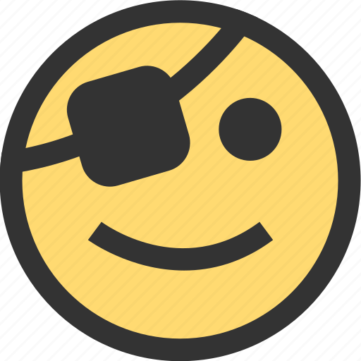 Emoji, emojis, face, faces, happy, pirate, treasure icon - Download on Iconfinder