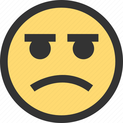 Emoji, emojis, face, faces, happy, not, sad icon - Download on Iconfinder