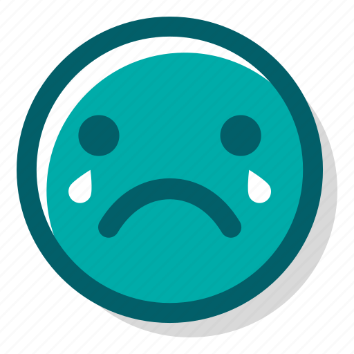 .svg, blue, cry, emotion, feeling, sad icon - Download on Iconfinder