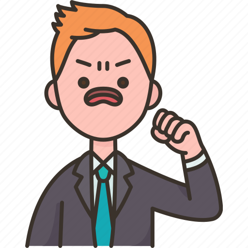Irritated, displeased, annoy, dissatisfied, temper icon - Download on Iconfinder