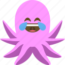 emoji, hilarious, laugh, octopus