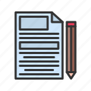 write report, document, report, paper, write, writing, avatar, pencil