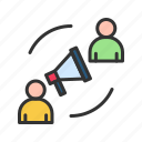 announcement, megaphone, marketing, promotion, advertising, advertisement, loudspeaker, speaker