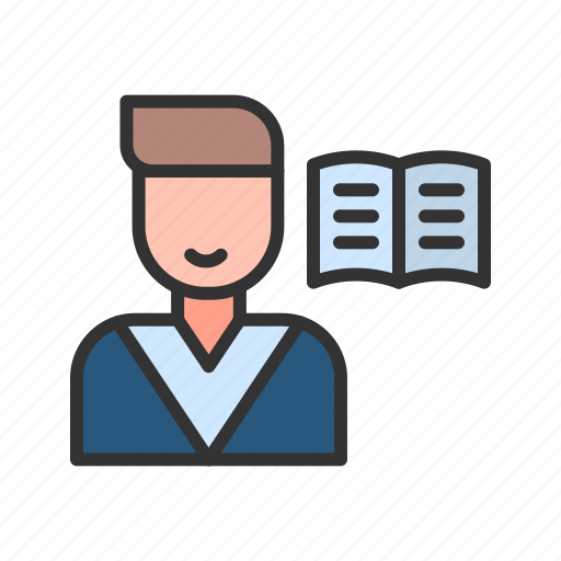Reading book, book, reading, education, knowledge, learning, student icon - Download on Iconfinder