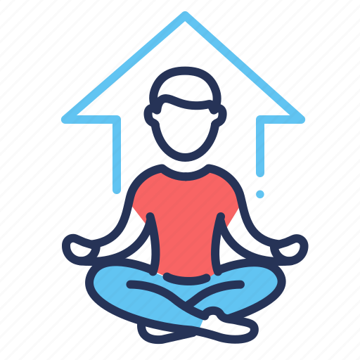 Awareness, meditation, relaxation, self actualization icon - Download on Iconfinder