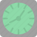 wall, clock, office, time, icon