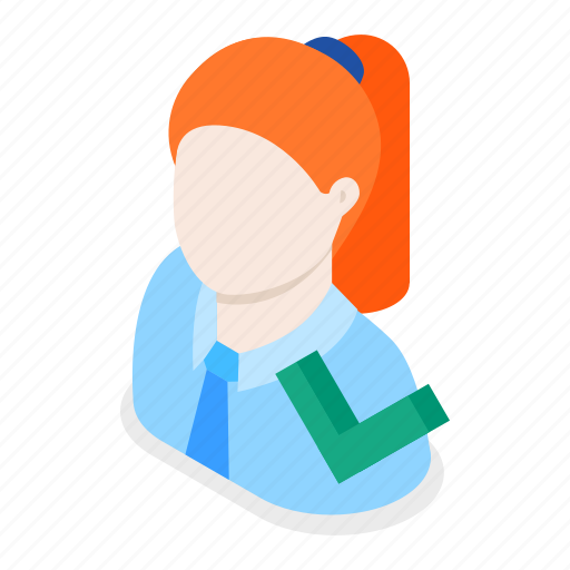 Approved, candidate, woman, manager icon - Download on Iconfinder