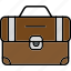 briefcase, bag, businessman, office, portfolio, icon 