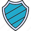 shield, firewall, protect, protection, safe, secure, security, icon 