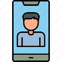 smartphone, avatar, cellphone, communications, mobile, icon