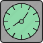 wall, clock, office, time, icon 