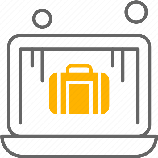 Suitcase, luggage, briefcase, laptop icon - Download on Iconfinder