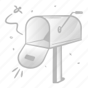 mailbox, empty inbox, postbox, no messages, inbox, empty tray, no mail, clear inbox, email
