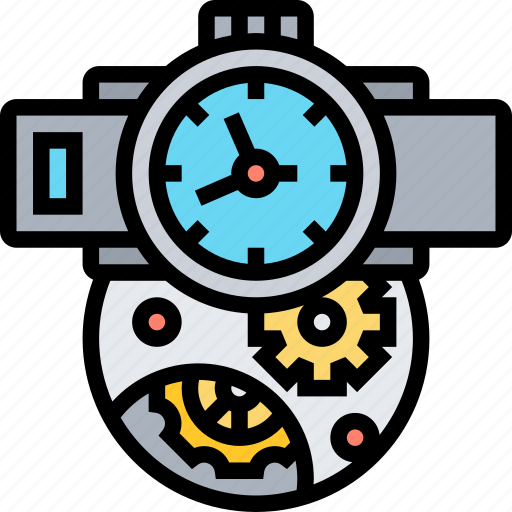 Mechanical, clockwork, cogwheel, mechanism, gear icon - Download on Iconfinder