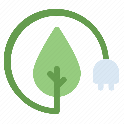 Eco, energy, green, plug, power icon - Download on Iconfinder