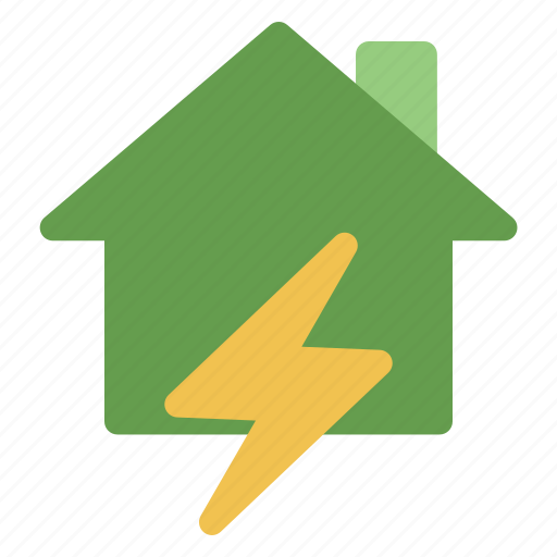 Power, house, energy, lightning, home, electricity icon - Download on Iconfinder
