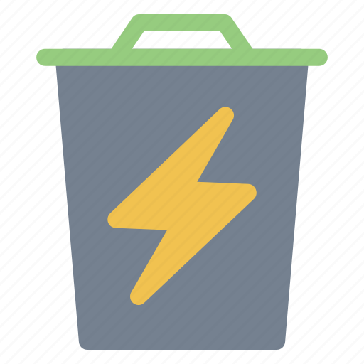 Trash, energy, recycling, bin, smart icon - Download on Iconfinder