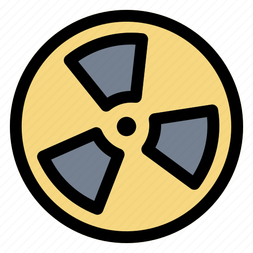Nuclear, energy, warning, danger, radiation icon - Download on Iconfinder