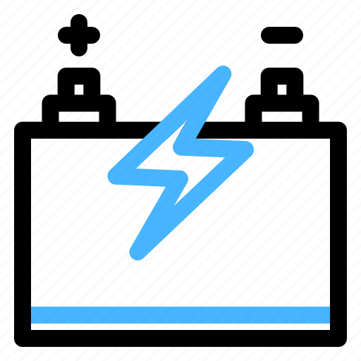 Accu, lightning, energy, power, battery icon - Download on Iconfinder