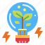 bulb, creative, idea, light, plant 