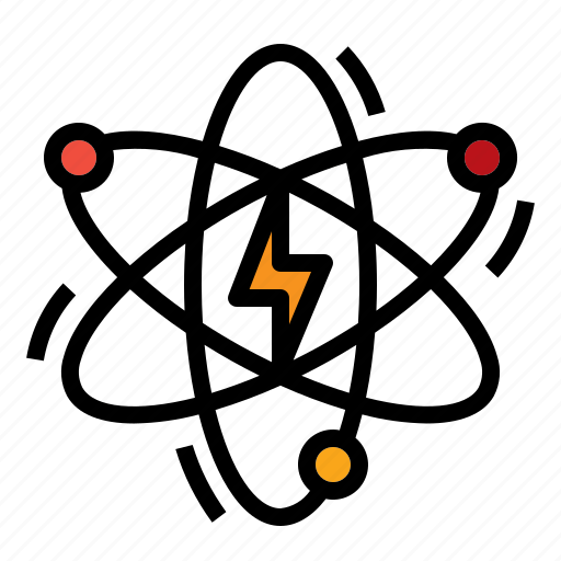 Atom, bolt, electricity, energy, power icon - Download on Iconfinder