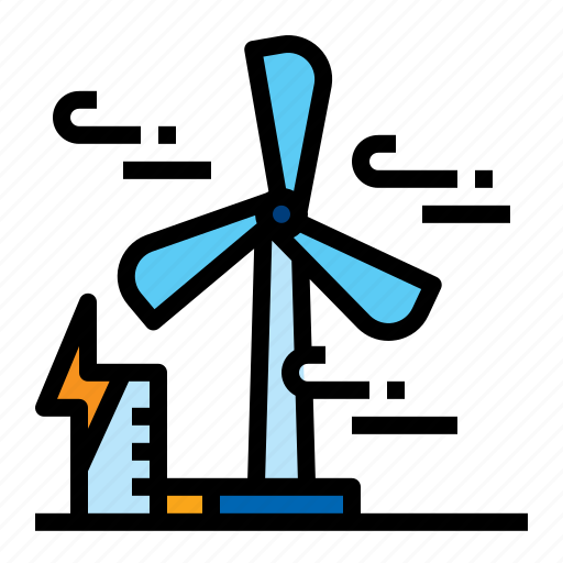 Electric, electricity, energy, power, turbine, wind icon - Download on Iconfinder