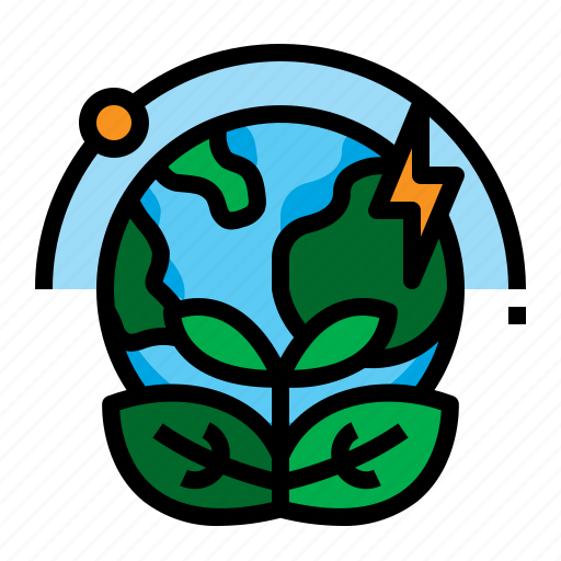 Earth, energy, green, leaf, world icon - Download on Iconfinder