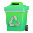 recycle, bin, eco, environment, ecology, garbage, trash, delete, green 