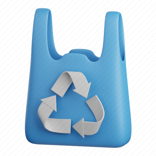 Recycled, plastic, recycle, ecology, eco, environment, bin 3D illustration - Download on Iconfinder