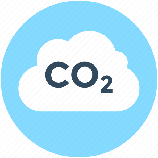 Carbon dioxide, cloud, co2, formula, science icon - Download on Iconfinder