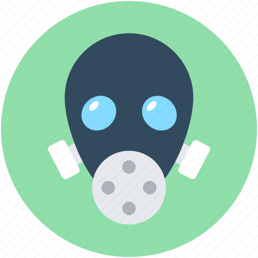 Danger, gas mask, respirator mask, safety mask, toxic icon - Download on Iconfinder