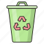 dustbin, ecology, garbage, recycle, reuse 