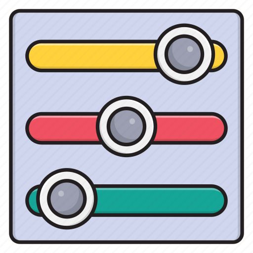 Adjustment, control, mixer, setting, slider icon - Download on Iconfinder