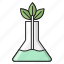 beaker, experiment, flask, lab, testing 